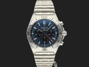 Breitling Chronomat B01 42 Blue Dial AB0134 NEW
