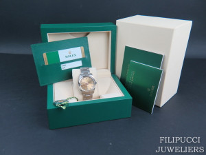 Rolex Oyster Perpetual Champagne-Colour Dial NEW 114200    