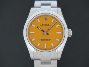 Rolex Oyster Perpetual 31 Yellow Dial 277200 NEW