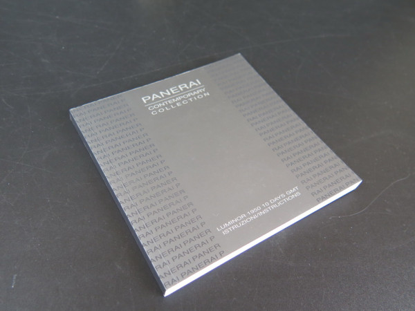 Panerai - Instructions Booklet 1950 Luminor  10 days