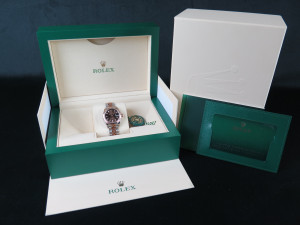 Rolex Lady-Datejust 28mm Everose/Steel Choco Dial 279171