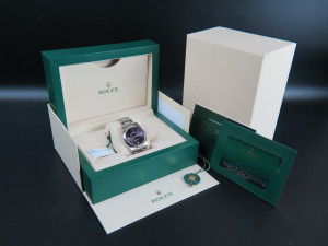 Rolex Oyster Perpetual 39 Red Grape NEW 114300