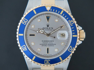 Rolex Submariner Serti/Sultan Dial Gold/Steel 16613