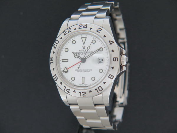 Rolex - Explorer II White Dial 16570 M-serial '3186'