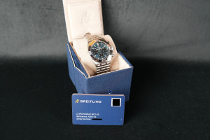 Breitling Chronomat B01 42 Blue Dial AB0134 NEW