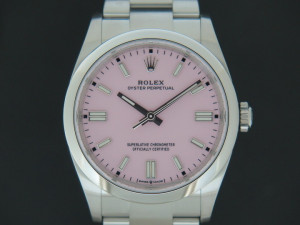 Rolex Oyster Perpetual Candy Pink Dial 126000 NEW