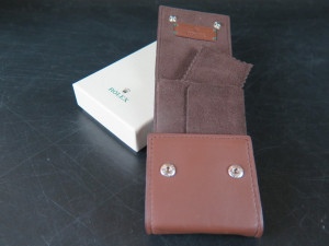 Rolex Leather Travel Pouch  