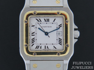 Cartier Santos Galbee Automatic Gold/Steel 