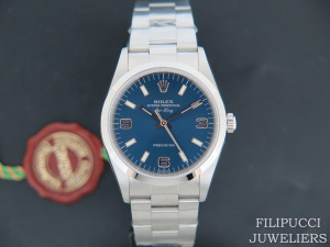 Rolex Air-King Blue 3/6/9 Dial 14000 NEW 