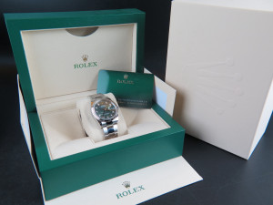 Rolex Datejust 36 Palm Motif Diamond Green Dial 126234 99% NEW