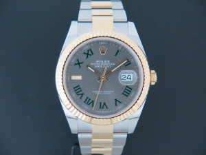Rolex Datejust 41 Gold/Steel Slate Dial NEW 126333