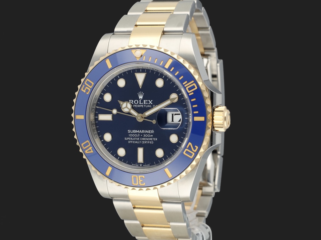 Rolex submariner gold steel blue 2025