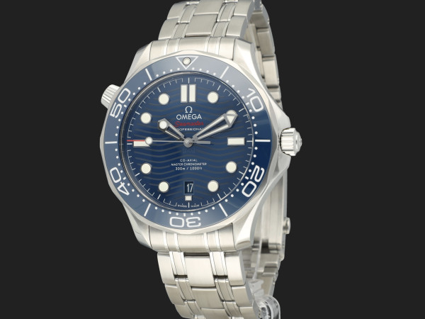 Omega - Seamaster Diver 300M Co-Axial Master Chronometer Blue Dial 210.30.42.20.03.001 