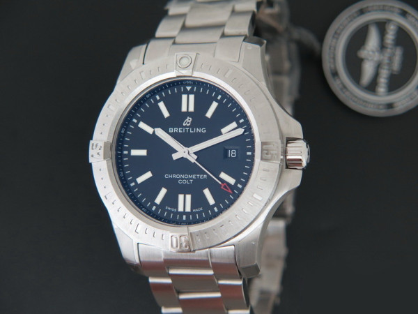 Breitling - Chronomat Colt Automatic 44 Black Dial NEW A17388