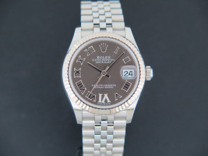 Rolex Datejust 31 Dark Grey Diamond Dial 278274