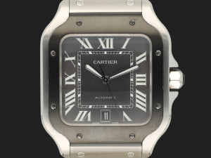 Cartier Santos Large Date ADLC Steel Roman Dial WSSA0037
