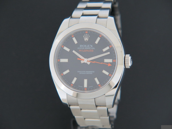Rolex - Milgauss 116400  Black Dial