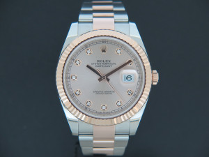 Rolex Datejust 41 Everosegold/Steel Sundust Diamond Dial 126331