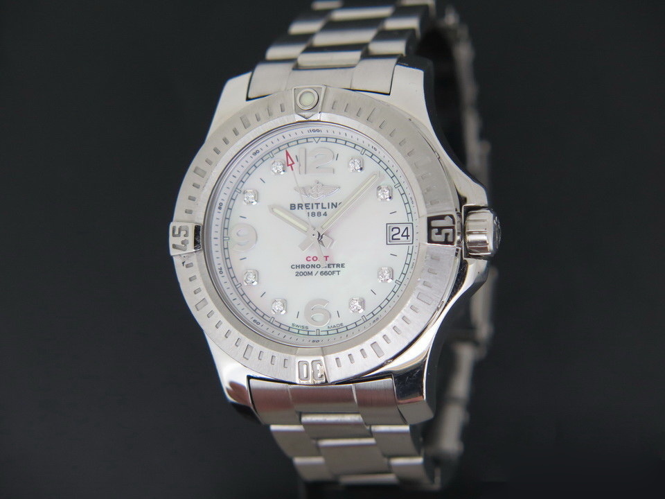 Breitling Colt 36 M.O.P Diamonds A7438911 Uhren Filipucci Juwelers