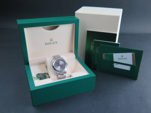 Rolex Oyster Perpetual  Grey Dial 116000