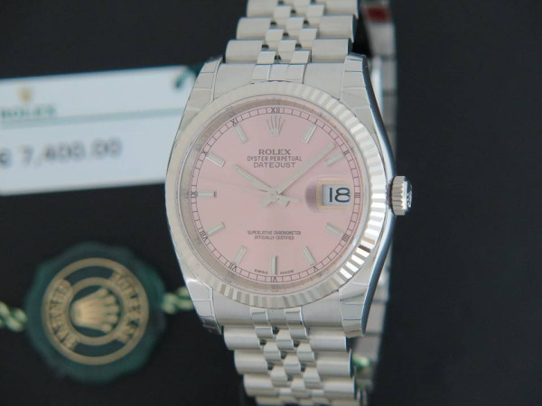 Rolex - Datejust Pink Dial 116234 NEW 