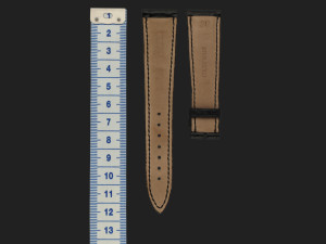 Ulysse Nardin Black alligator strap 20-16mm 