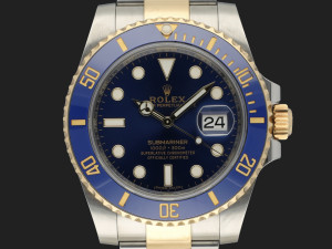 Rolex  Submariner Date Gold/Steel Blue Dial 116613LB
