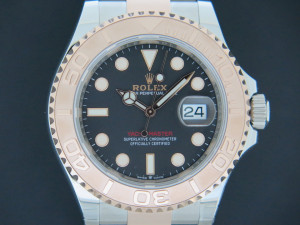 Rolex Yacht-Master Everosegold/Steel Black Dial NEW 126621