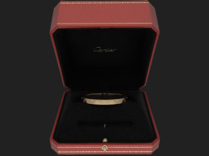 Cartier Love Bracelet Rose Gold Size 16