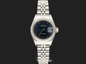 Rolex Lady Datejust Blue Roman Dial 79174 