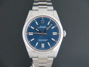 Rolex Oyster Perpetual 41 Blue Dial 124300 NEW MODEL