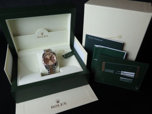 Rolex Datejust 36 Gold/Steel Champagne Diamond Dial 116233