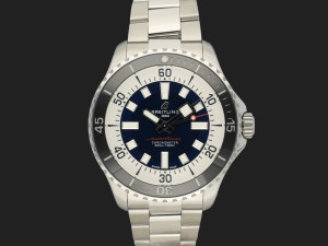 Breitling SuperOcean Automatic 44 Blue Dial A17376 NEW