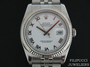 Rolex Datejust White Roman 116234 