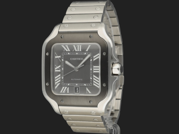 Cartier - Santos Large Date ADLC Steel Roman Dial WSSA0037 