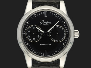 Glashutte Original Senator Hand Date Black Dial 13958010204 NEW