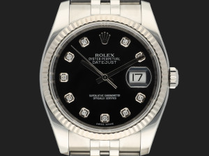 Rolex Datejust 36 Black Diamond Dial 116234