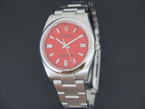 Rolex - Oyster Perpetual 36 Coral Red Dial 126000