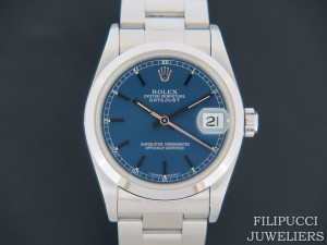 Rolex Datejust Midsize Blue Dial 31mm
