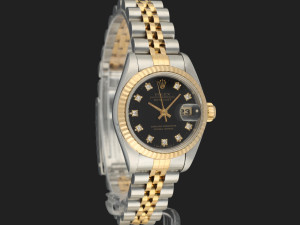 Rolex Lady-Datejust 26 Black Diamond Dial 69173