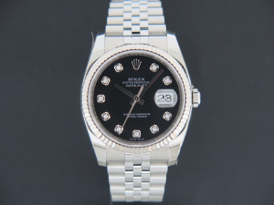 Rolex Datejust Black Diamond Dial 116234