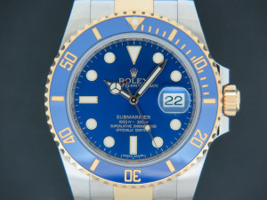Rolex  Submariner Date Gold/Steel  Blue Dial 116613LB