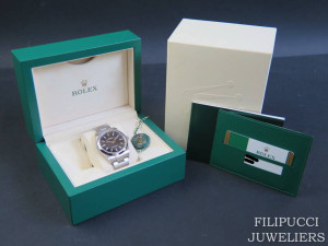 Rolex Oyster Perpetual Black Dial NEW 114300      