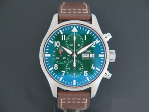 IWC Pilot's Watch Chronograph  Edition Racing Green Limited Edition NEW