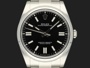 Rolex Oyster Perpetual 41 Black Dial 124300 NEW
