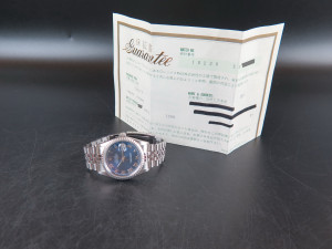 Rolex Datejust Blue Roman Dial 16220