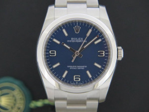 Rolex Oyster Perpetual Blue NEW 116000  
