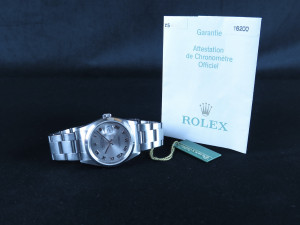 Rolex Datejust Rhodium Roman Dial 16200 