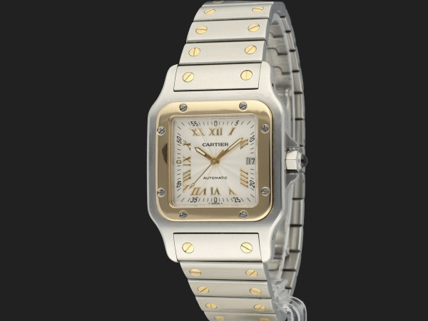 Cartier - Santos Galbee GM Gold/Steel Automatic W20041C4 / 2319