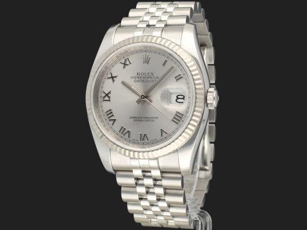 Rolex - Datejust 36 Rhodium Roman Dial 116234  